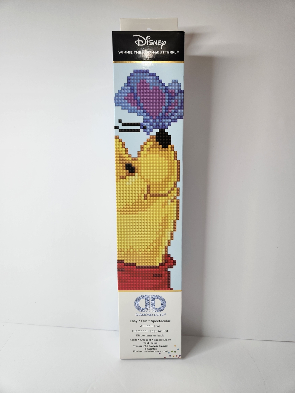Disney Winnie the Pooh & Butterfly Diamond Dotz Kit - Yellow/Red/Purple